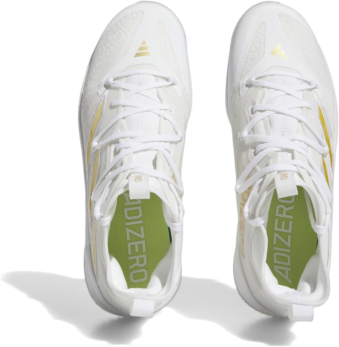 Мужские кроссовки Adidas Adizero Afterburner 9 Nwv, белый/золотой — фото 3