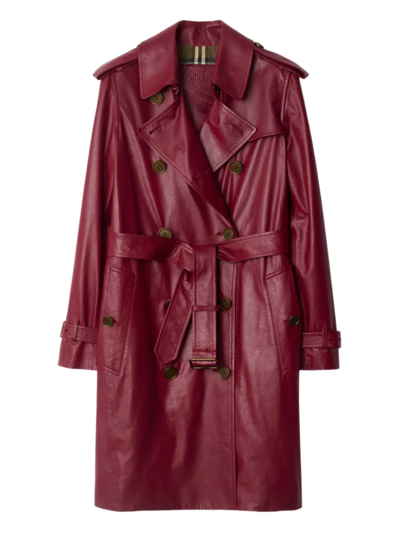 

Burberry тренч Kensington, красный