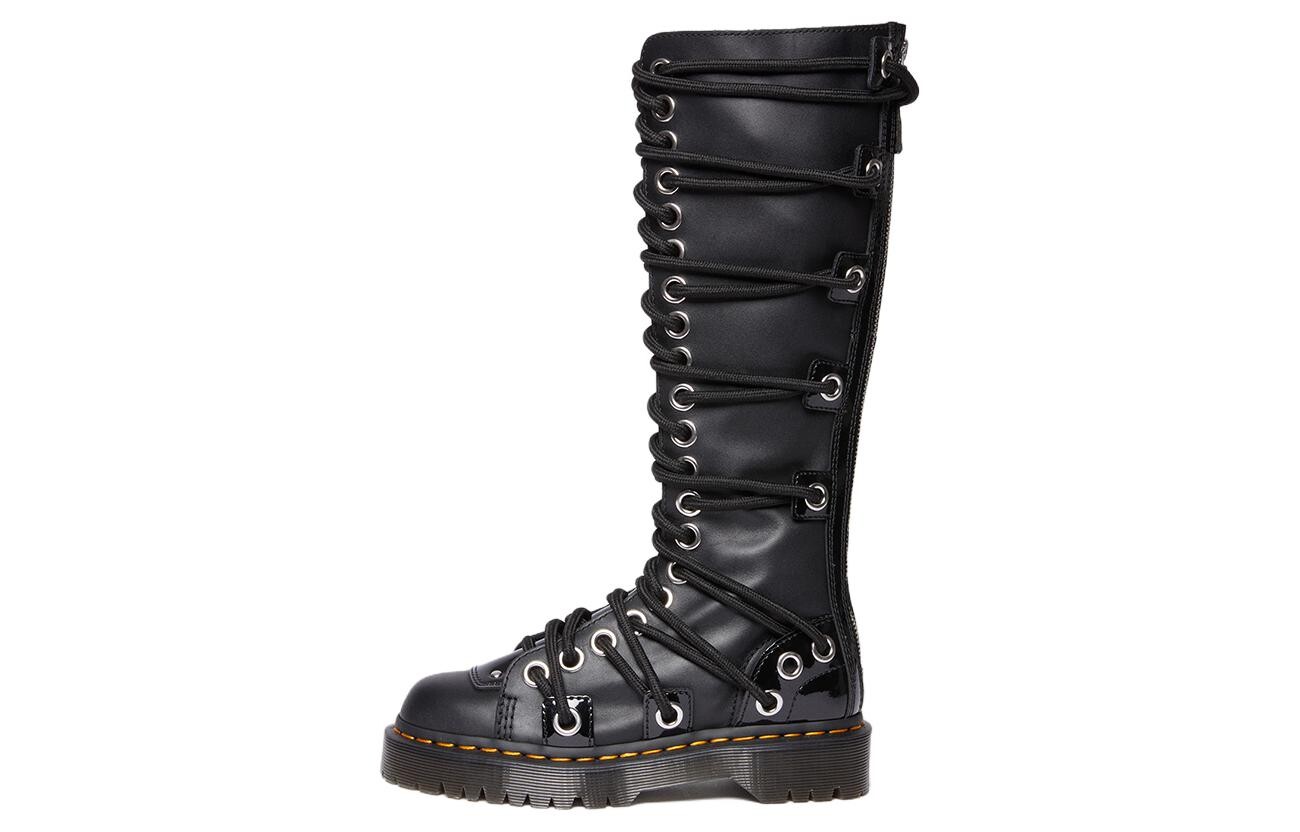 Женские сапоги до колена Dr.Martens, Black