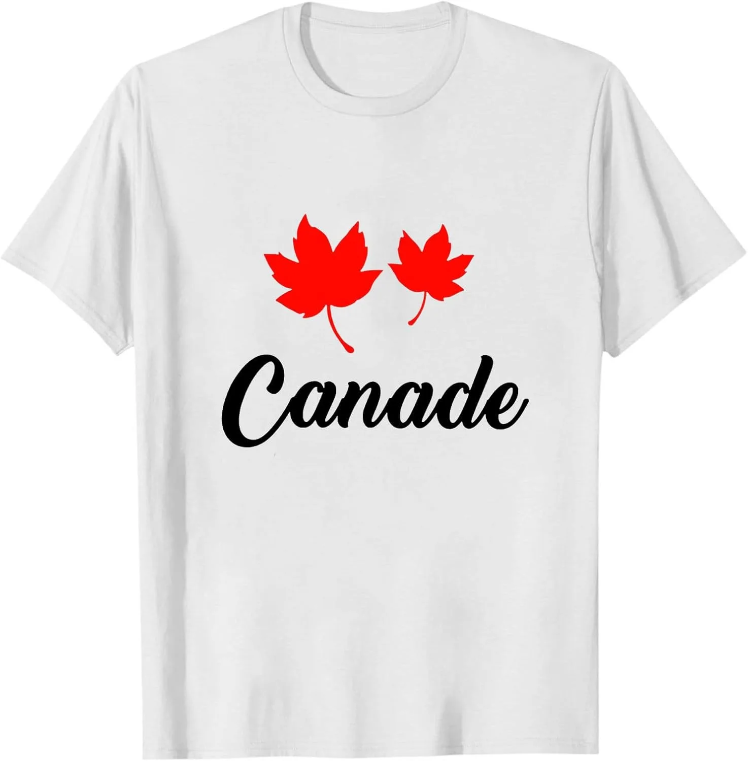 Футболка Canada Day с коротким рукавом и принтом кленового листа — фото 3