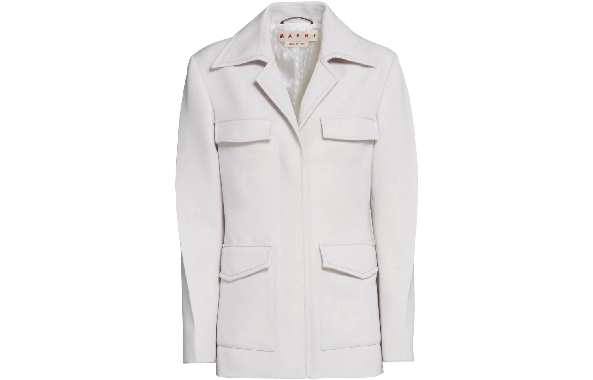 

MARNI SS23 Куртки Женские Белые V-образный вырез Умеренные Другие