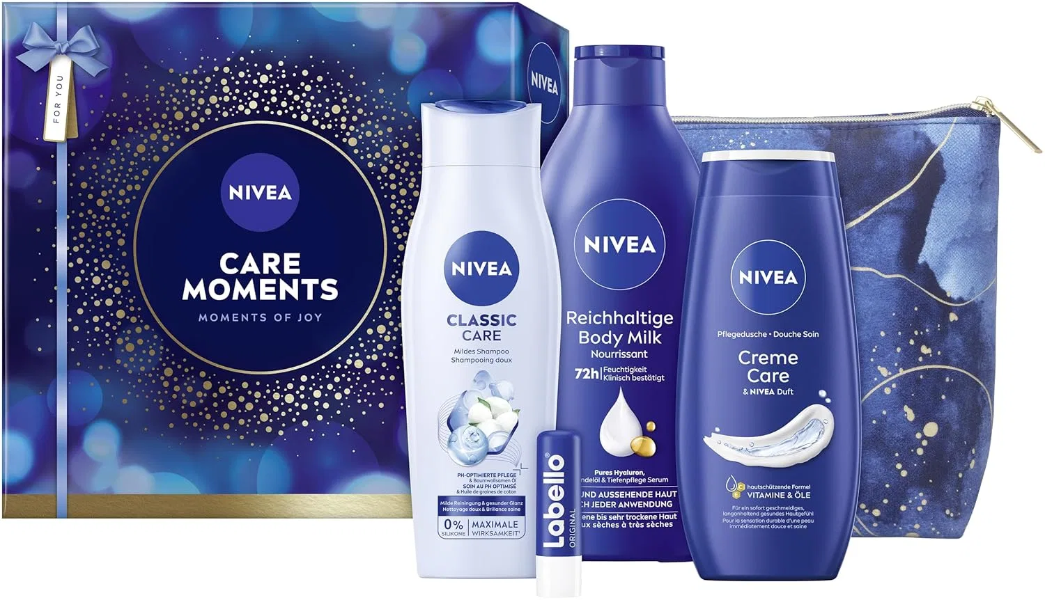 Подарочный набор Nivea Care Moments с косметичкой Beiersdorf