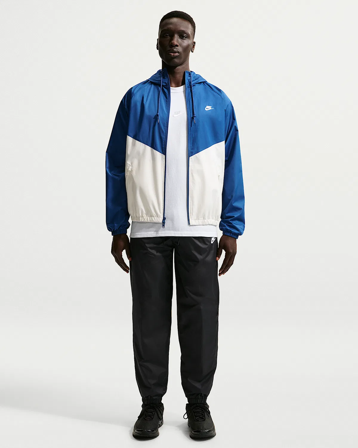 Мужская утепленная куртка Nike Windrunner, Court Blue/Sail/Sail — фото 4