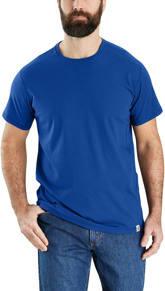 

Carhartt мужская футболка с коротким рукавом Relaxed Fit Lightweight, Glass Blue, Синий, Carhartt мужская футболка с коротким рукавом Relaxed Fit Lightweight, Glass Blue