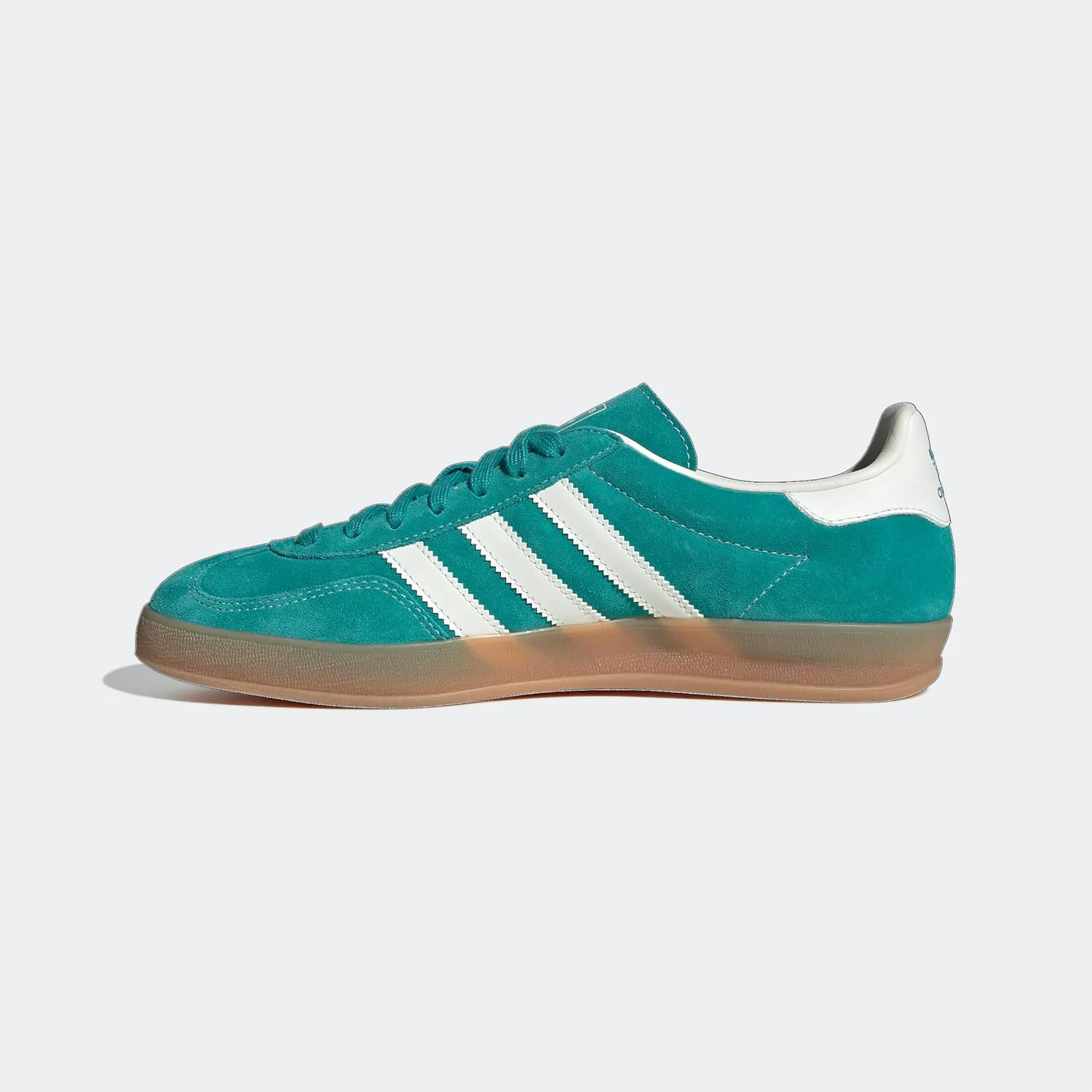 Мужские кроссовки Adidas Gazelle Indoor с шнуровкой, повседневные - зеленые, мультиколор