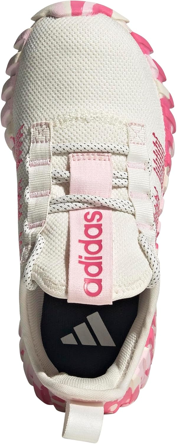 Детские кроссовки Adidas Kaptir Flow (унисекс), белый/розовый — фото 3