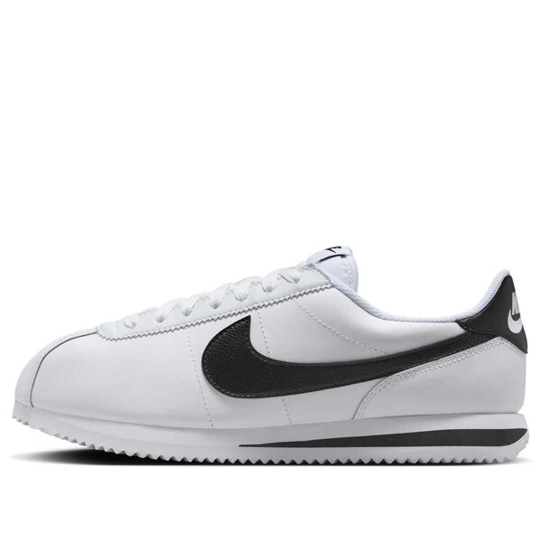 Кроссовки cortez leather 'white black' Nike, белый