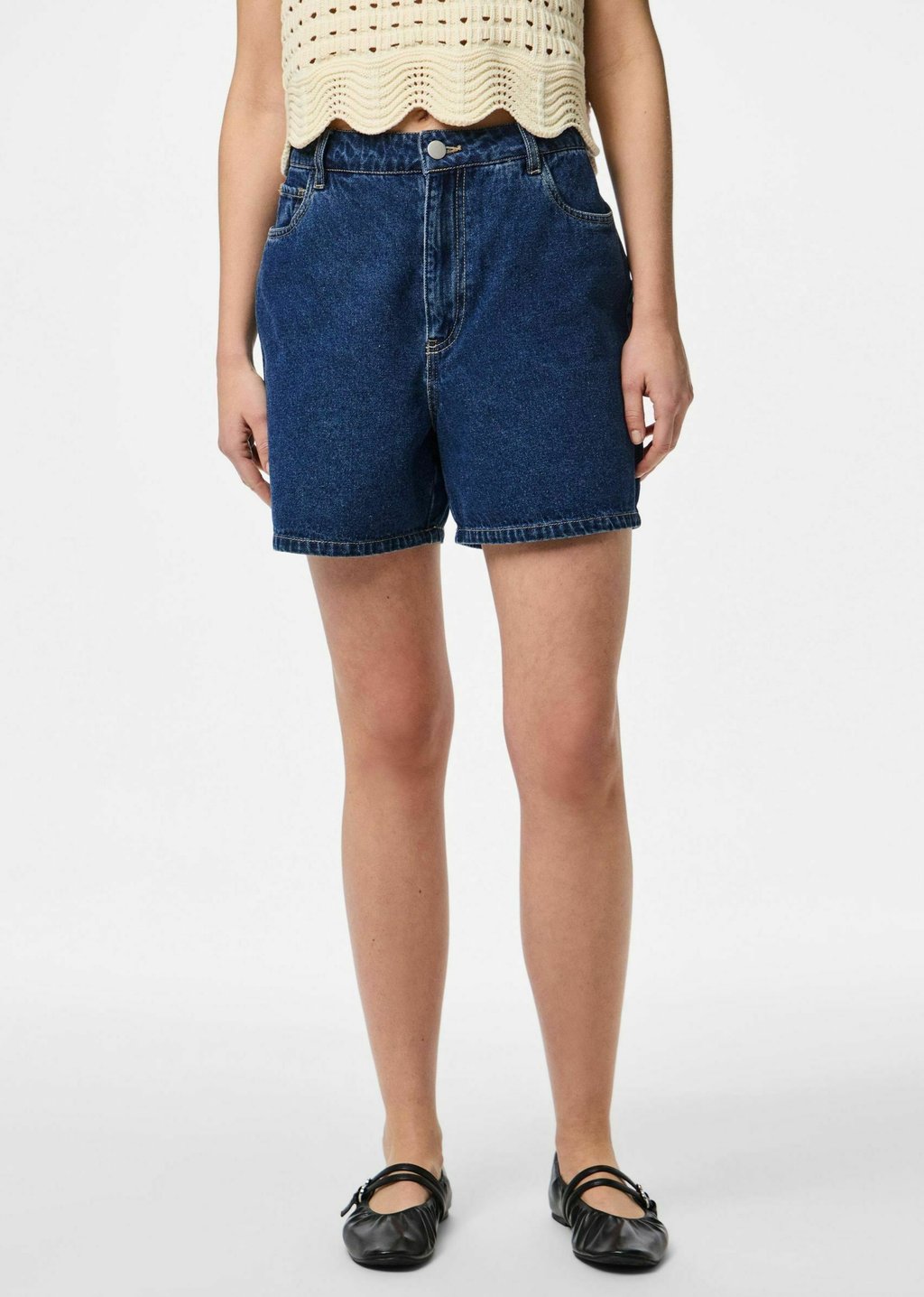 

Джинсовые шорты ABBI Pieces, цвет Medium Blue Denim