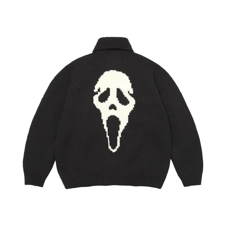 Свитер Supreme Ghostface Cowichan, черный — фото 2
