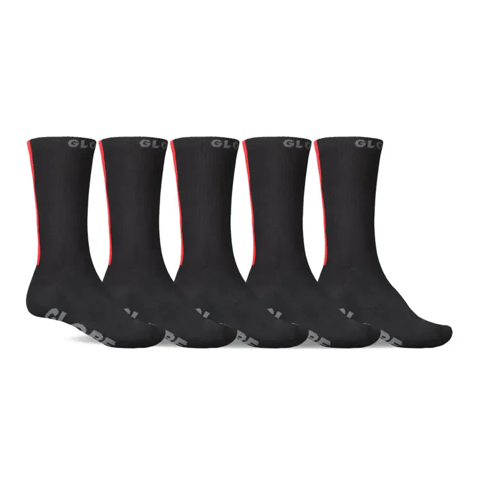 

Носки Globe Stripe Hi crew 5 pairs, черный