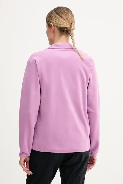Флисовая кофта с короткой молнией Adidas TERREX, фиолетовый — фото 3