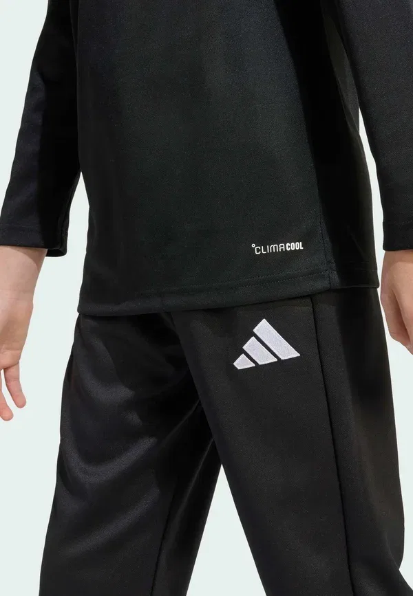 Тренировочная футболка Adidas Performance Entrada26, детская, с длинным рукавом, черно-белая — фото 4