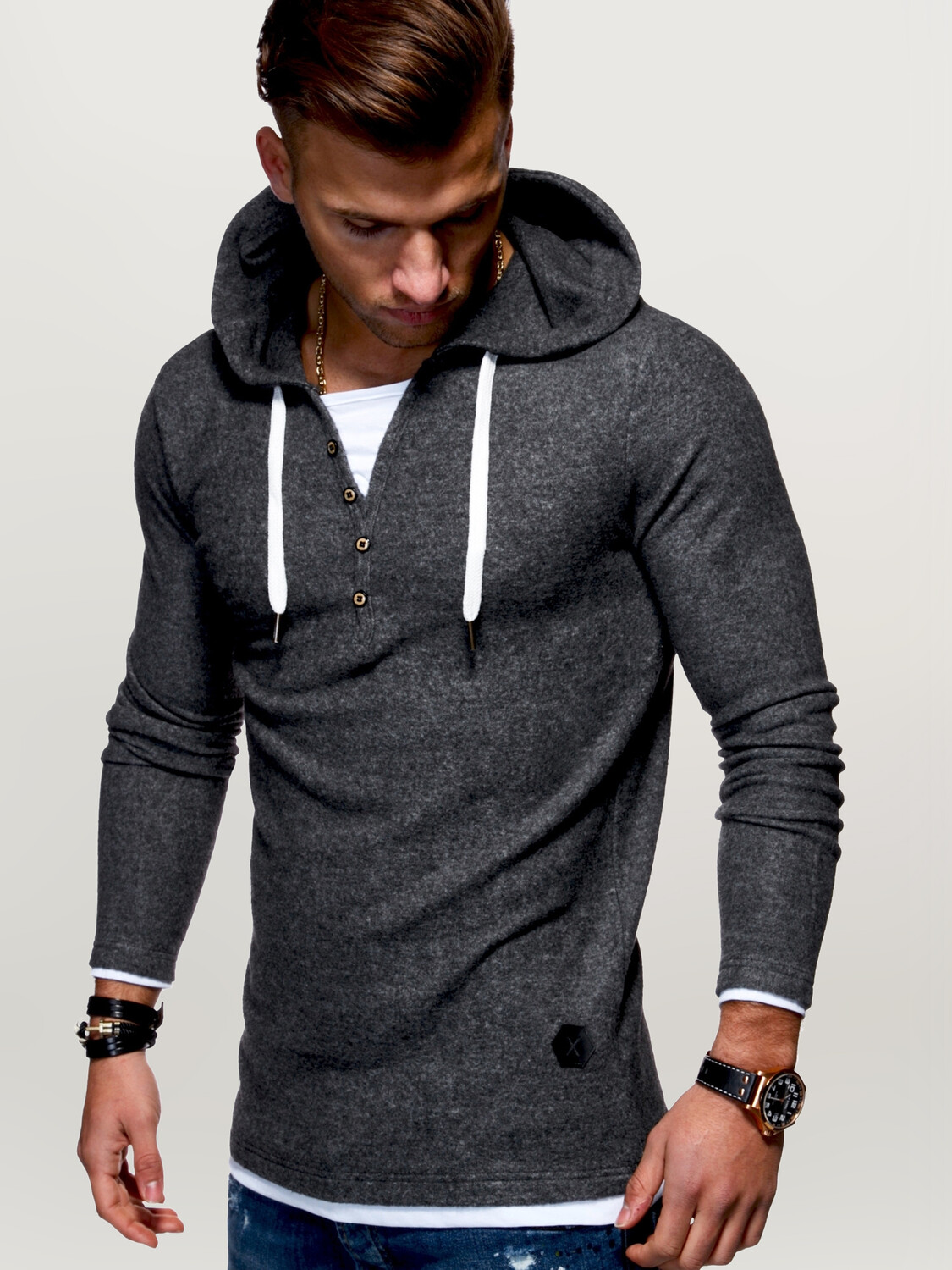 

Толстовка behype Hoodie HENRAY, темно-серый