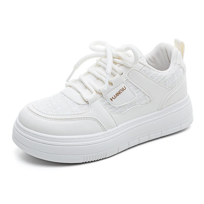 Кеды HUANQIU Skateboard Shoes Women's Low-Top White — фото 2
