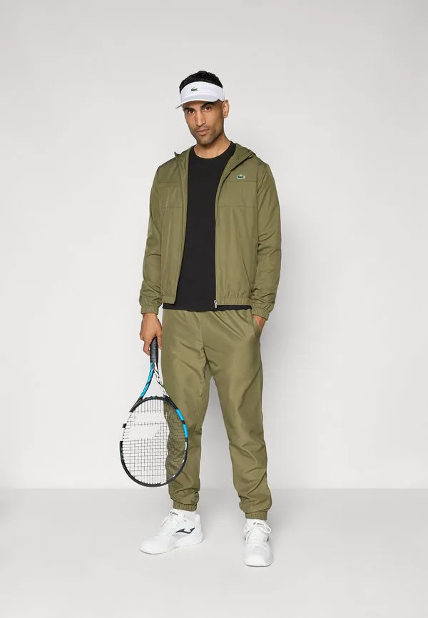 Теннисная куртка, классическая тренировочная куртка Lacoste Sport, Olive — фото 2