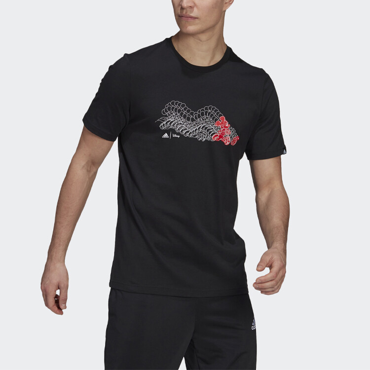 Футболка с совместным брендом Disney X Disney, мужская, черная Adidas, черный — фото 4