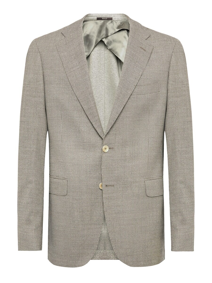 

Пиджак Boggi Milano Regular fit Business Blazer, серо-коричневый