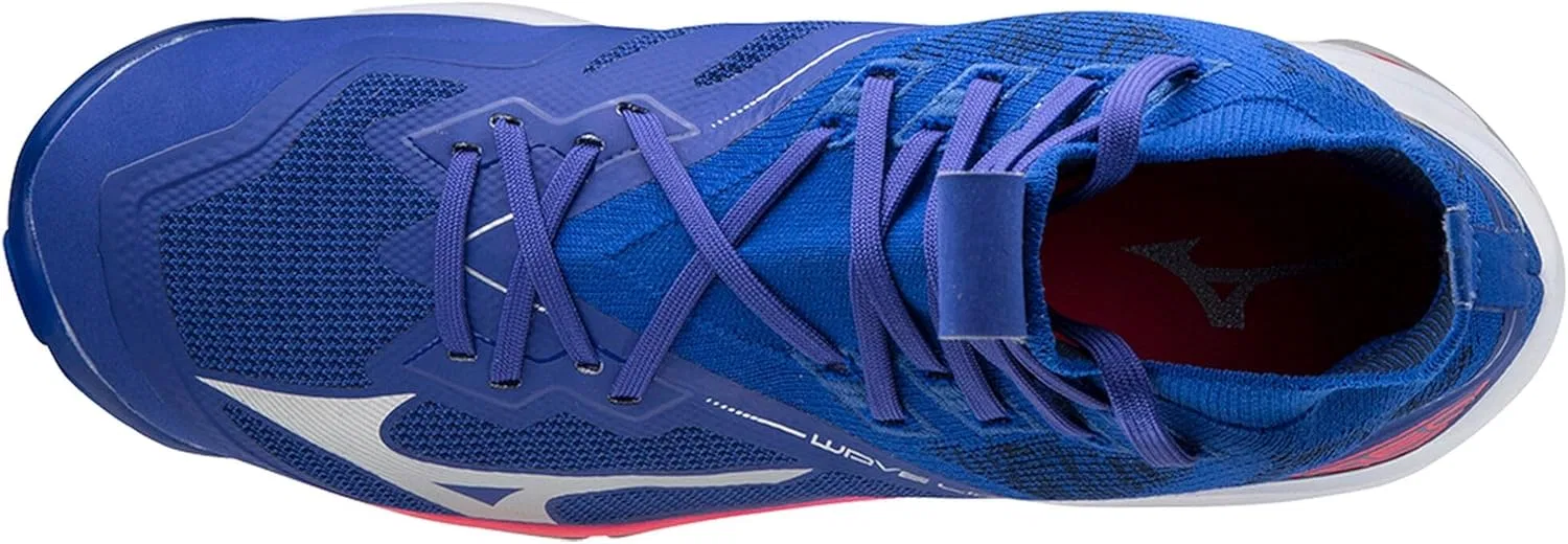 Кроссовки для бега Mizuno Wave Rider GTX унисекс, Reflexbluec Silverdpink — фото 4