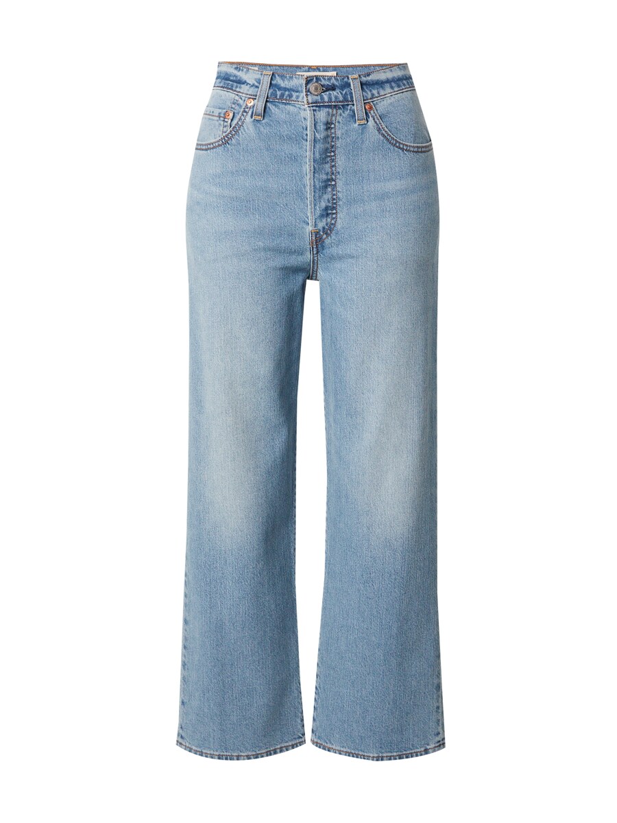 

Обычные джинсы LEVI'S RIBCAGE STRAIGHT ANKLE BLACKS IN LINEN DENIM, цвет Azure