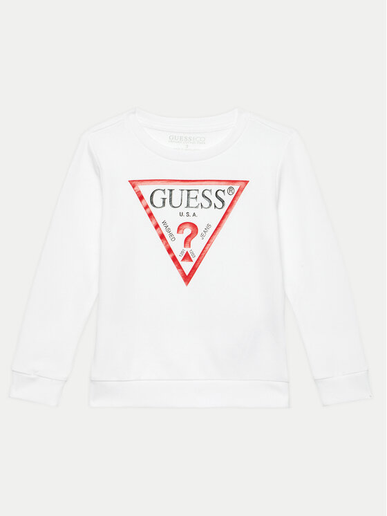 

Толстовка стандартного кроя Guess, белый