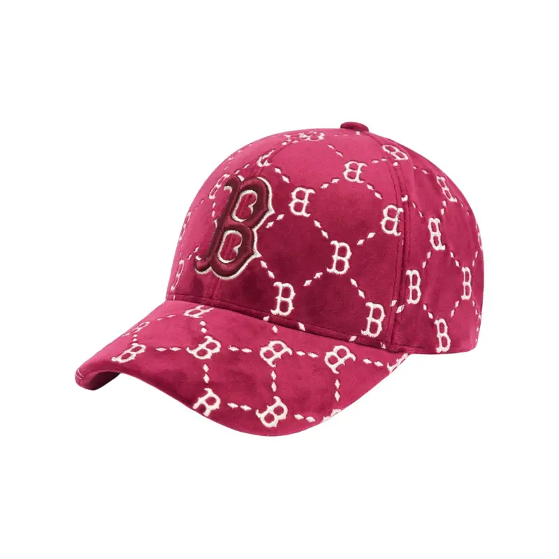 

MLB Хлопковая бейсболка унисекс розово-красная, Rose Red