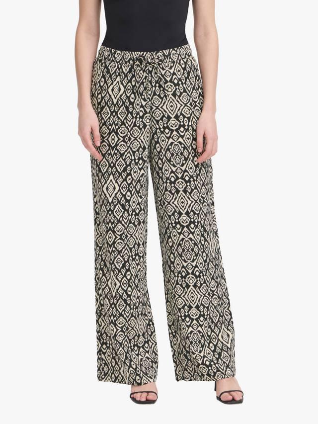 

Linno Line Rich Diamond Ikat брюки ICHI, Black/Multi