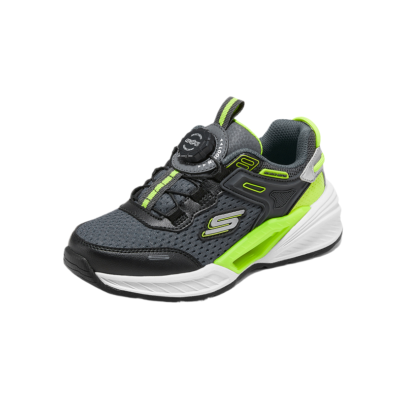 Низкие детские кроссовки для улицы для мальчиков Skechers Kids, серый — фото 3