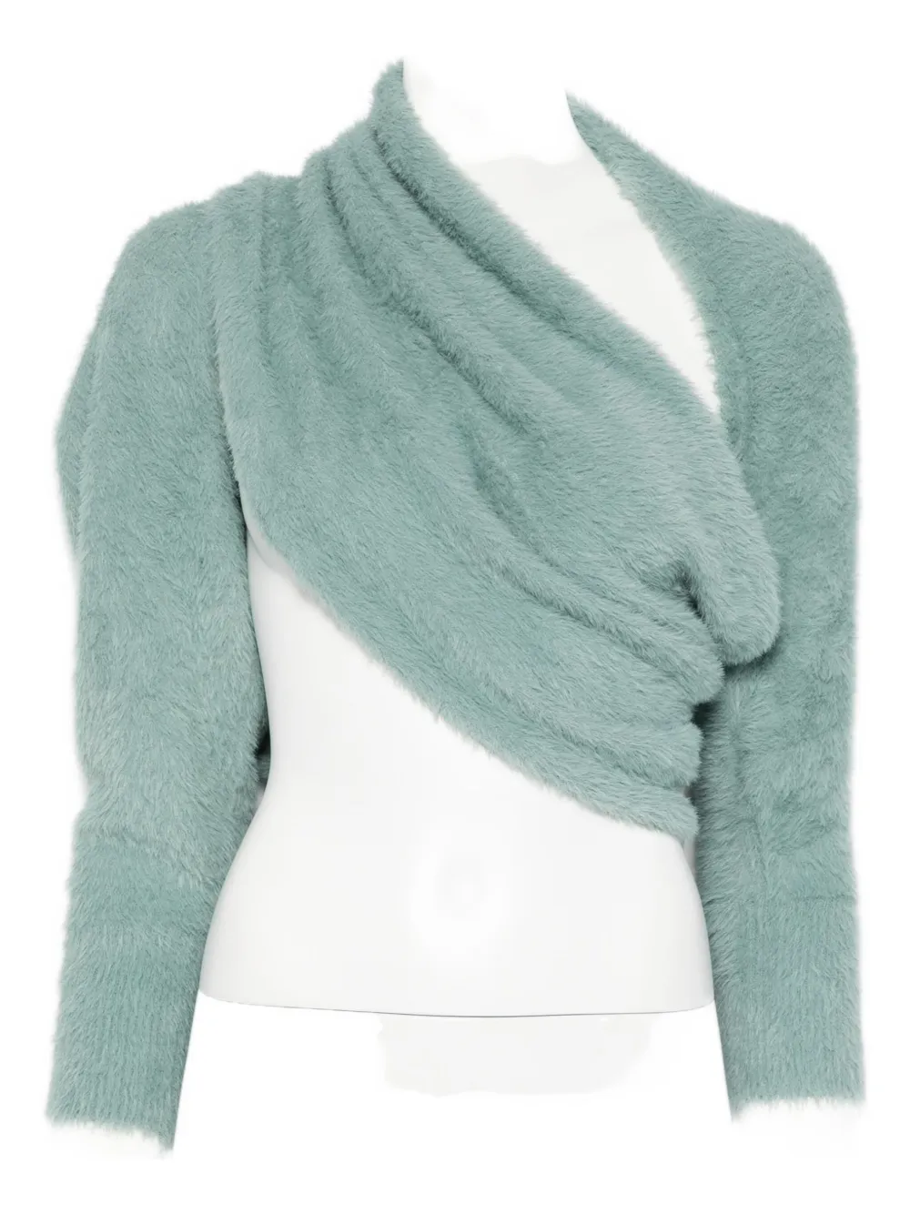 

Топ с асимметричным вырезом Patrizia Pepe, зеленый