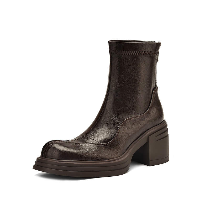 Ботильоны женские 6,5 см Yeezyy Reezy, Brown