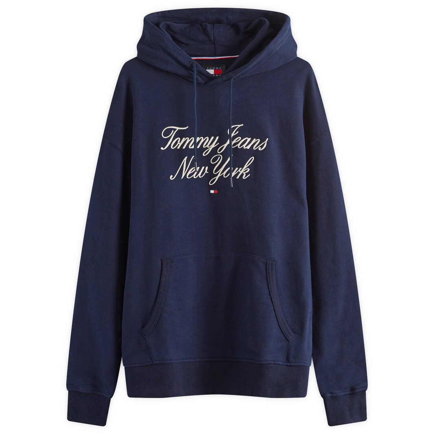 

Худи Tommy Jeans Luxe Serif Ny Hoodie, цвет Dark Night Navy