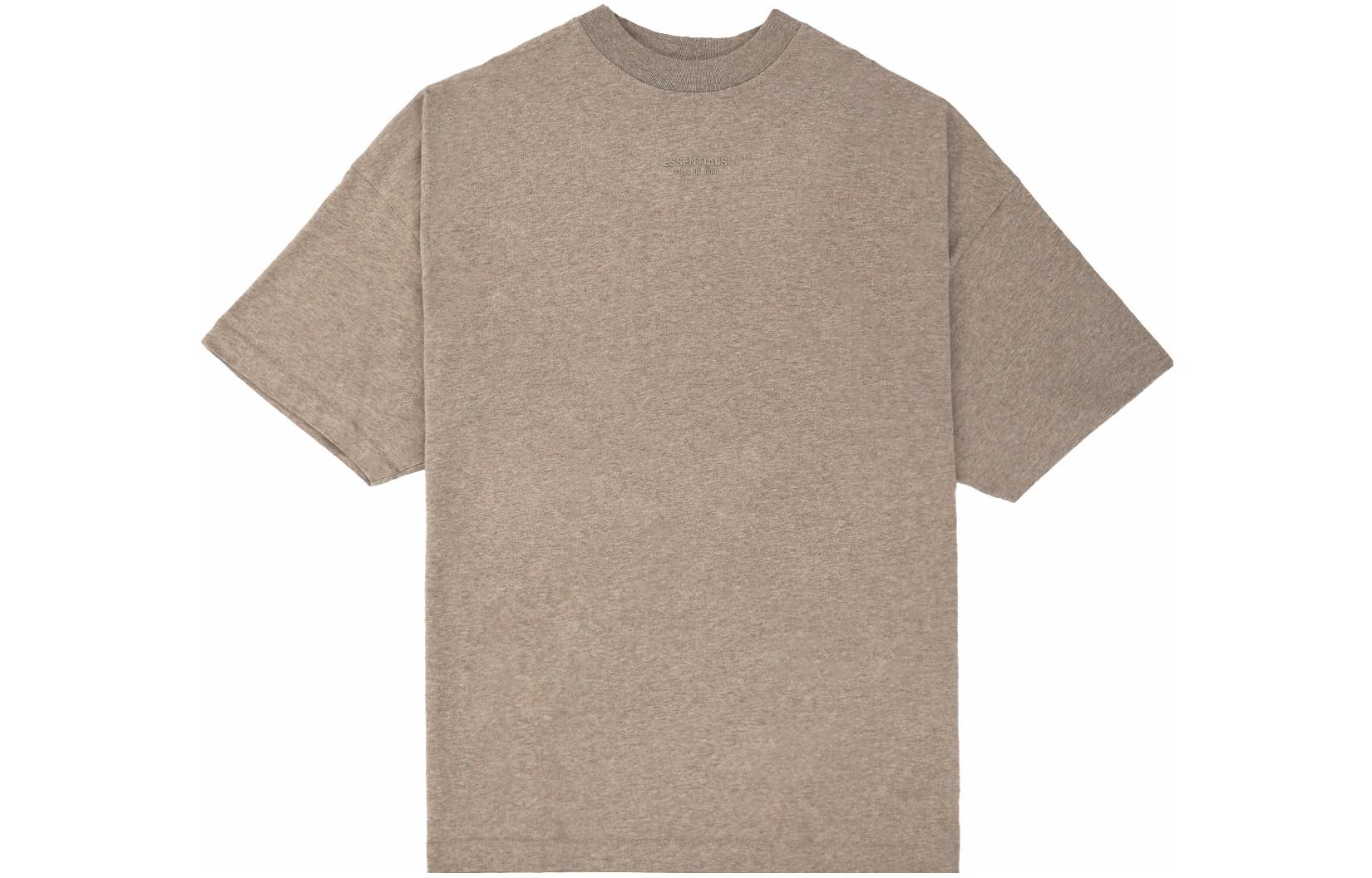 

Футболка Mélange эффект Fear Of God Essentials, Core Heather/Core Heather