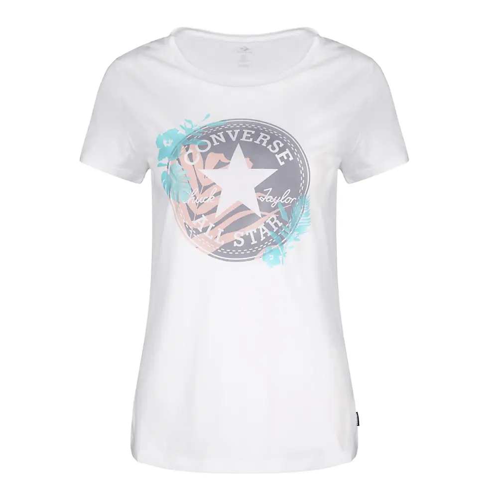 

Converse Футболка Chuck Taylor женская белая, Белый, Converse Футболка Chuck Taylor женская белая