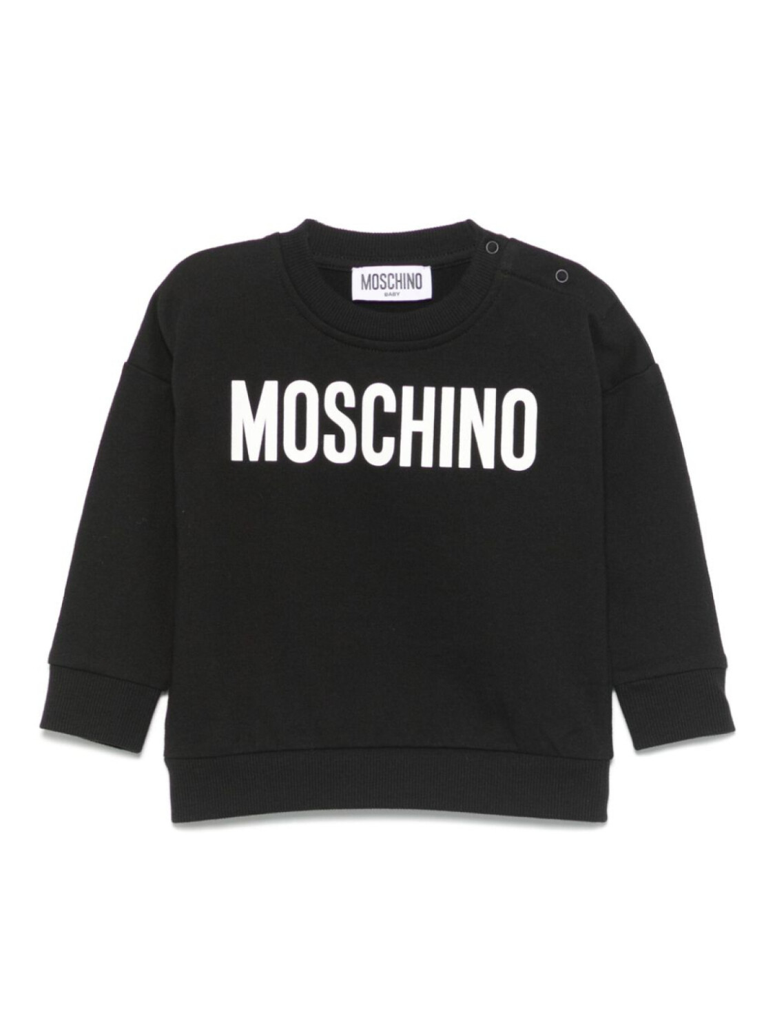

Moschino Kids толстовка с логотипом, черный