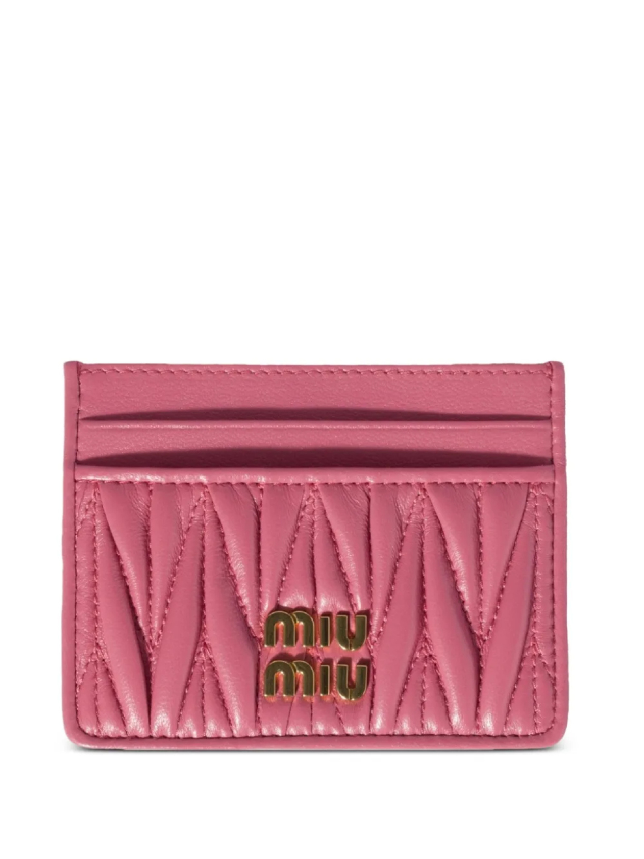 

Держатель карты Miu Miu matelassé, розовый