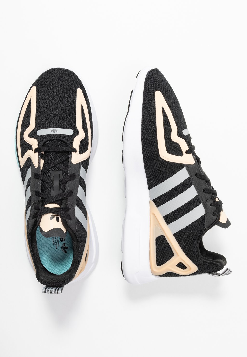 Низкие кеды ZX 2K FLUX Adidas Originals, черный — фото 4