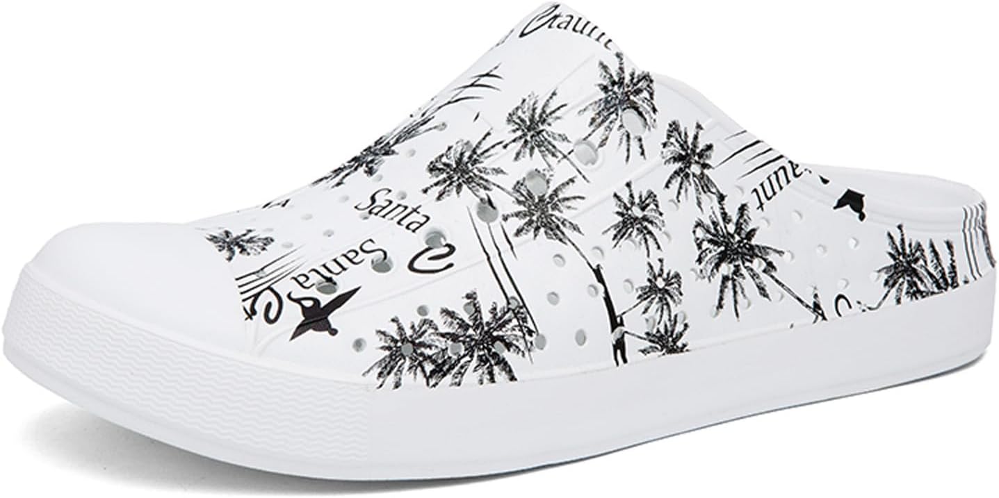 

Садовые сабо iHinzry для мужчин и женщин, без задника, обувь на скользкой подошве, открытая для улицы, Tree