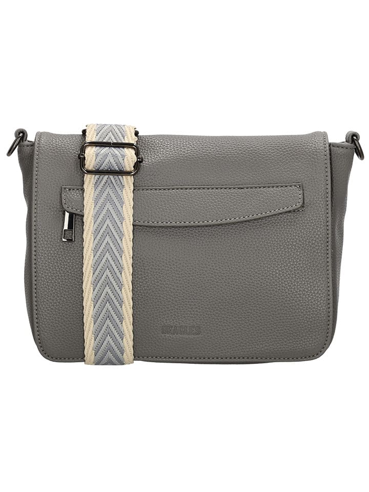 

Сумка через плечо "Las Palmas" серого цвета - (Ш)23 x (В)18 x (Г)7 см Beagles