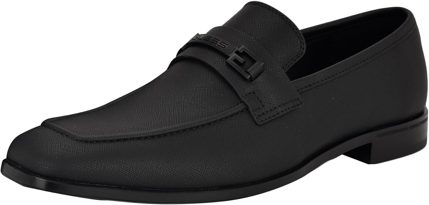 

Мужские лоферы Guess Hollas, Black Saffiano Texture 001