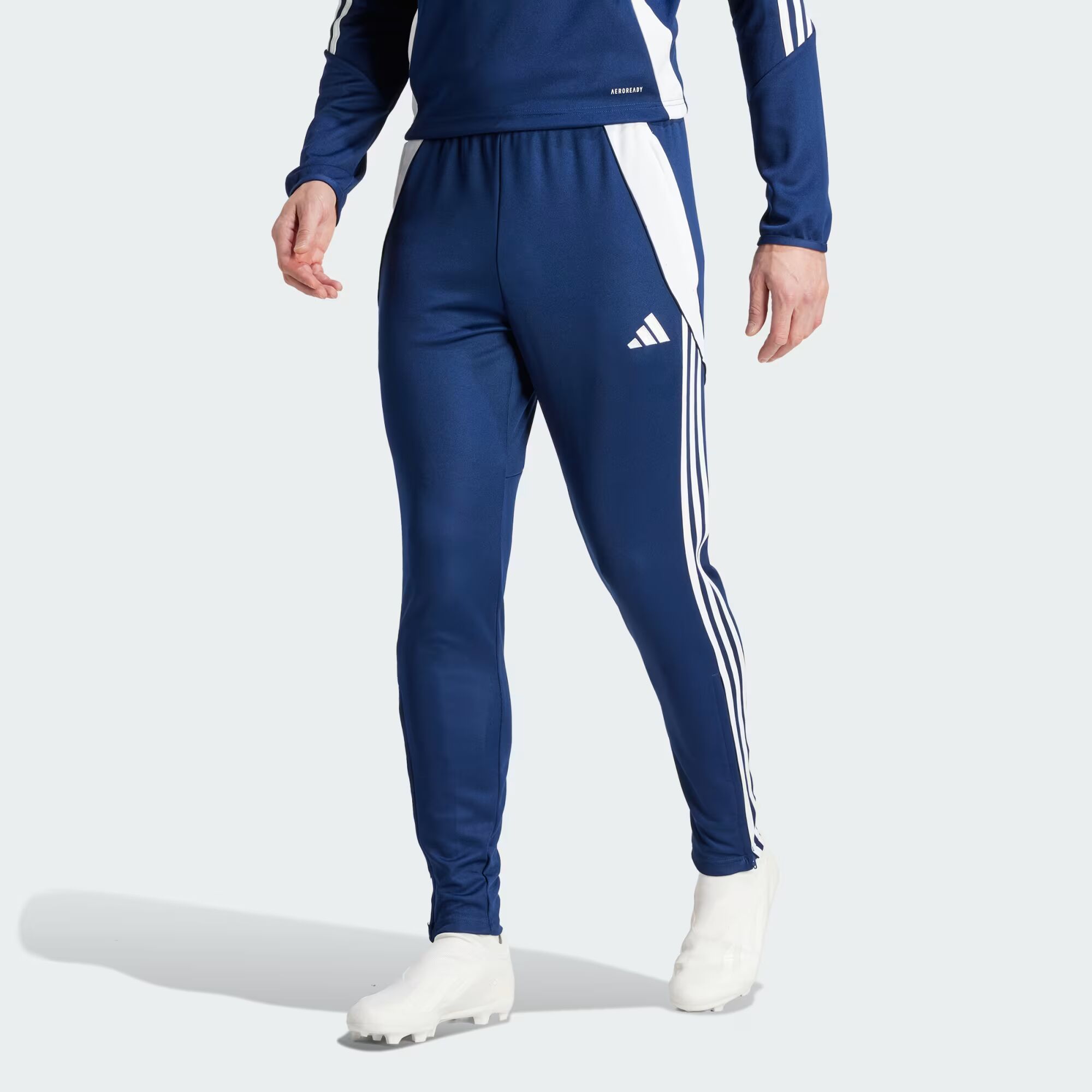 

Тренировочные брюки Tiro 24 Adidas, цвет Team Navy Blue 2/White