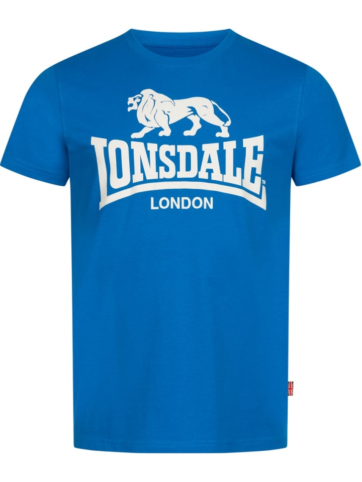 

Футболка Logo T-Shirt normale Passform Lonsdale, синий