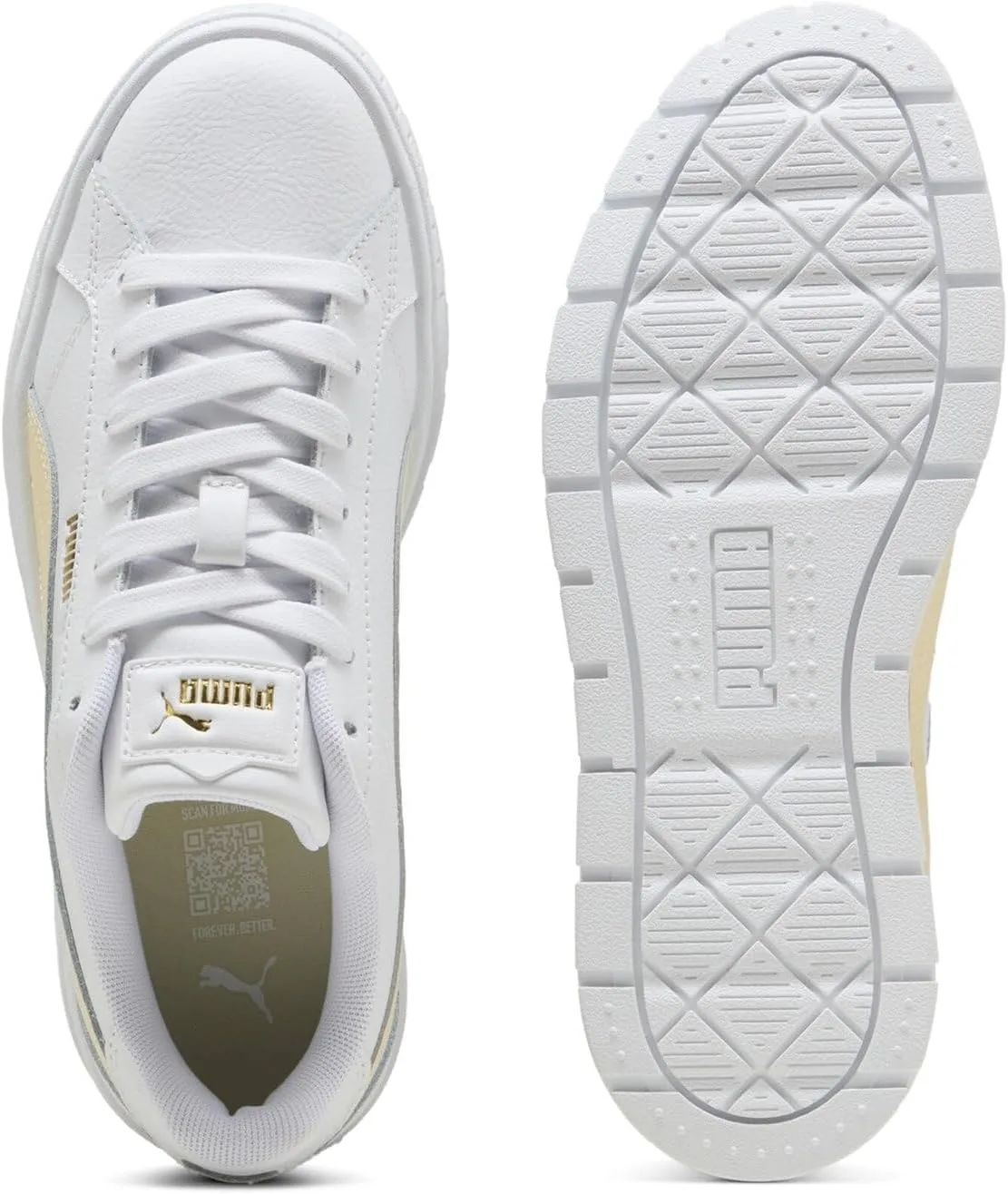 Детские кроссовки Puma Karmen Rebel унисекс, белый — фото 4