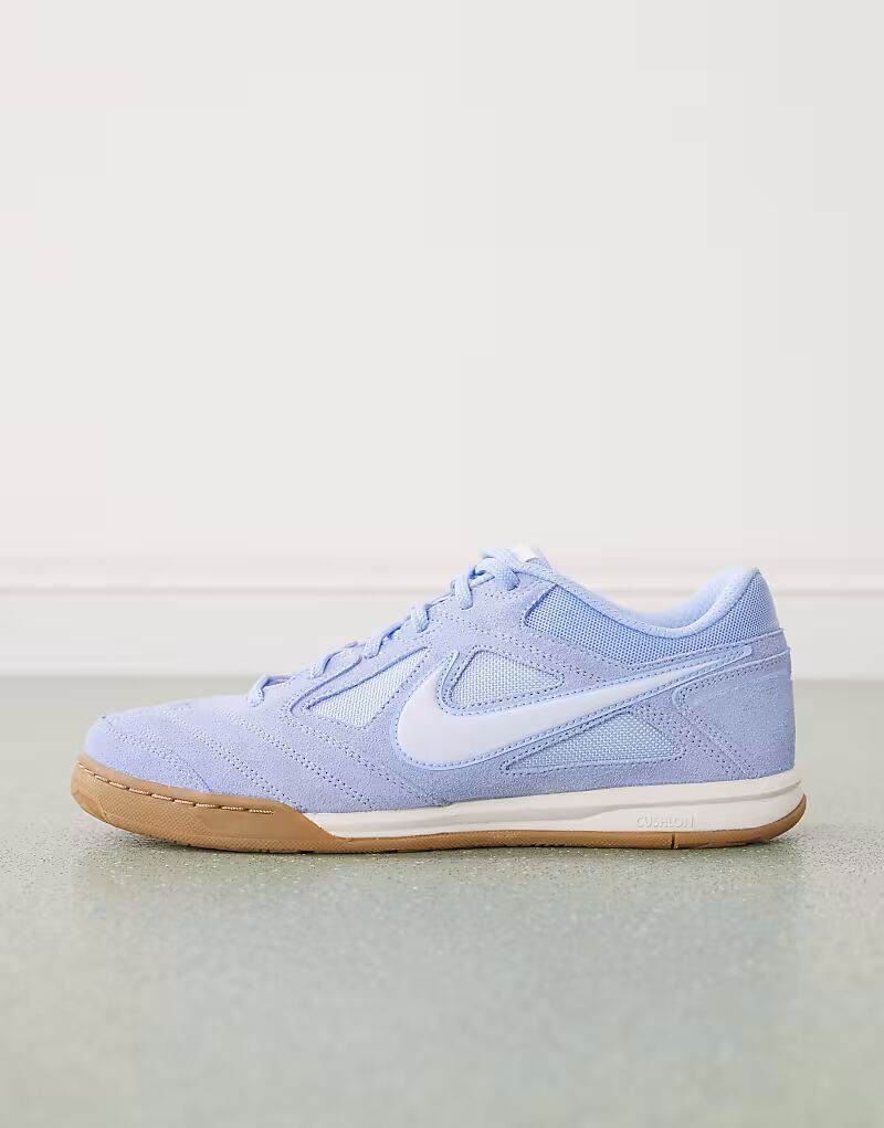 Кроссовки унисекс Gato LV8 синего цвета Nike — фото 2