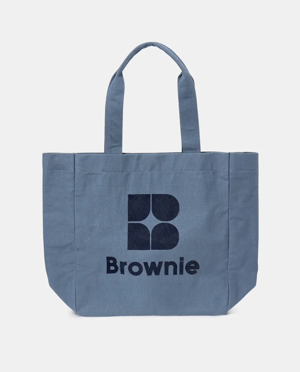 

Сумка-шоппер синего цвета Brownie, синий