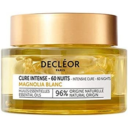 

DeclгOr White Magnolia Refreshing Intense 60 Night Treatment 60 доз, Decleor