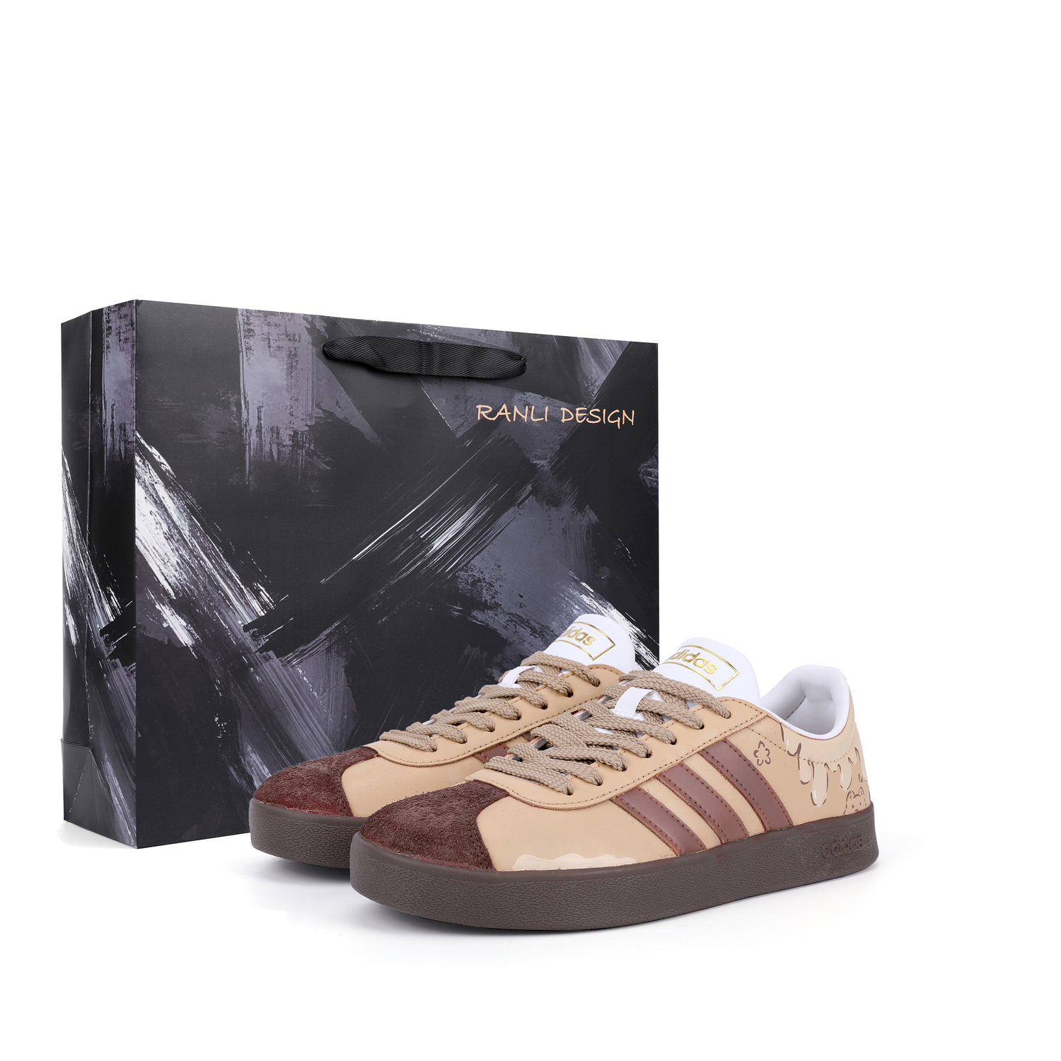 

Adidas Vl Court Classic, синтетическая кожа, сплит-кожа, износостойкие и легкие низкие кроссовки для скейтбординга