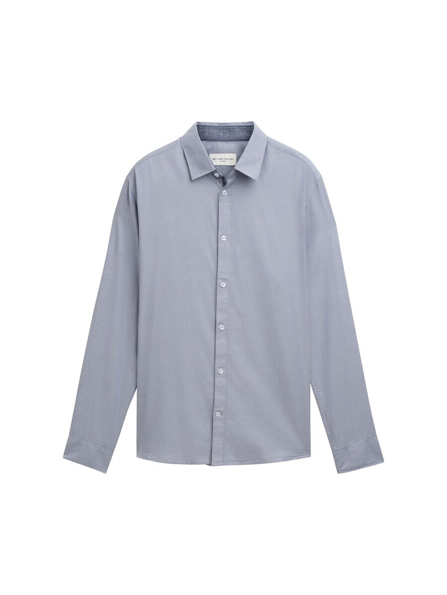 

Повседневная рубашка TOM TAILOR Regular fit Button Up Shirt, серый