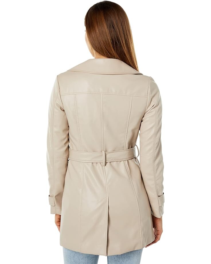 

Куртка Sanctuary Faux Leather Denim Jacket, цвет Sawdust