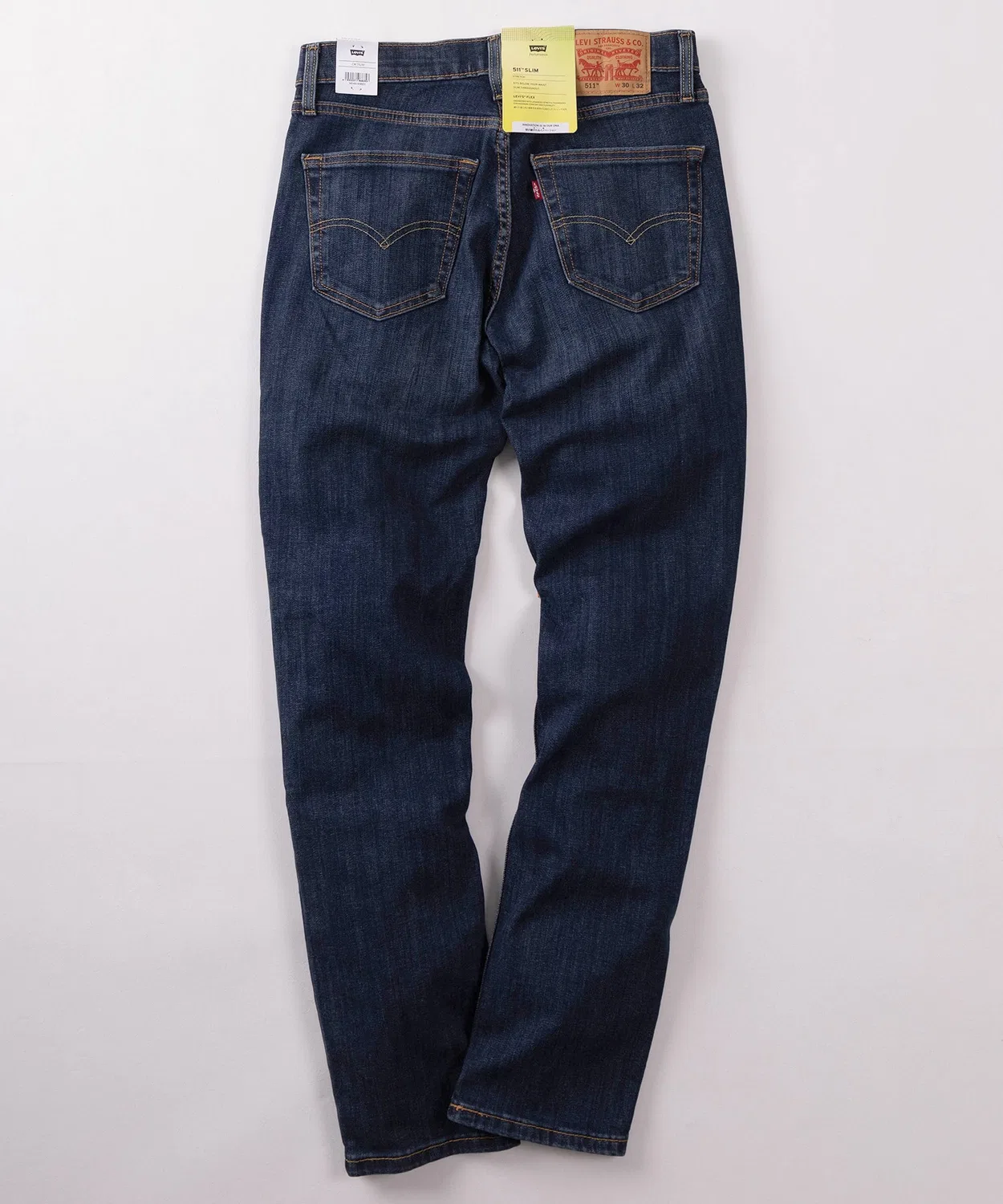 Джинсы Slim Fit Straight Levi's 511 stretch 5-pocket синие — фото 2