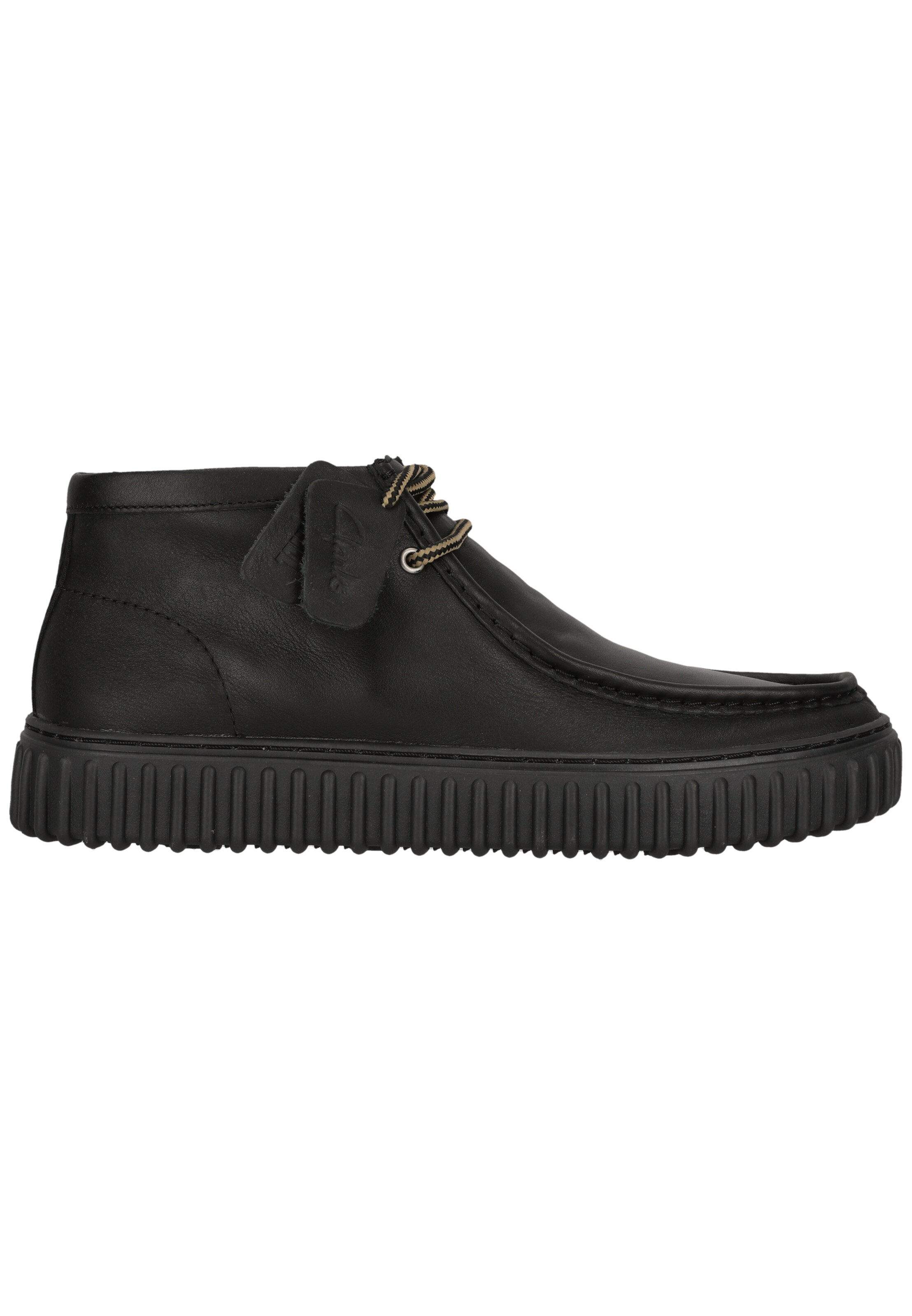 CLARKS Шнурованные ботинки 'Torhill Hi' в черном цвете — фото 4