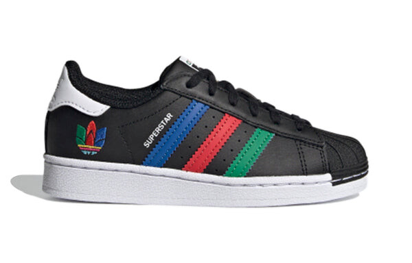 Кроссовки оригиналы суперзвезда c Adidas, черный — фото 2